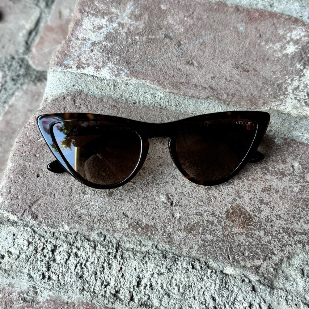 Gigi Hadid for Vogue Tortoise Cat Eye Sunglasses